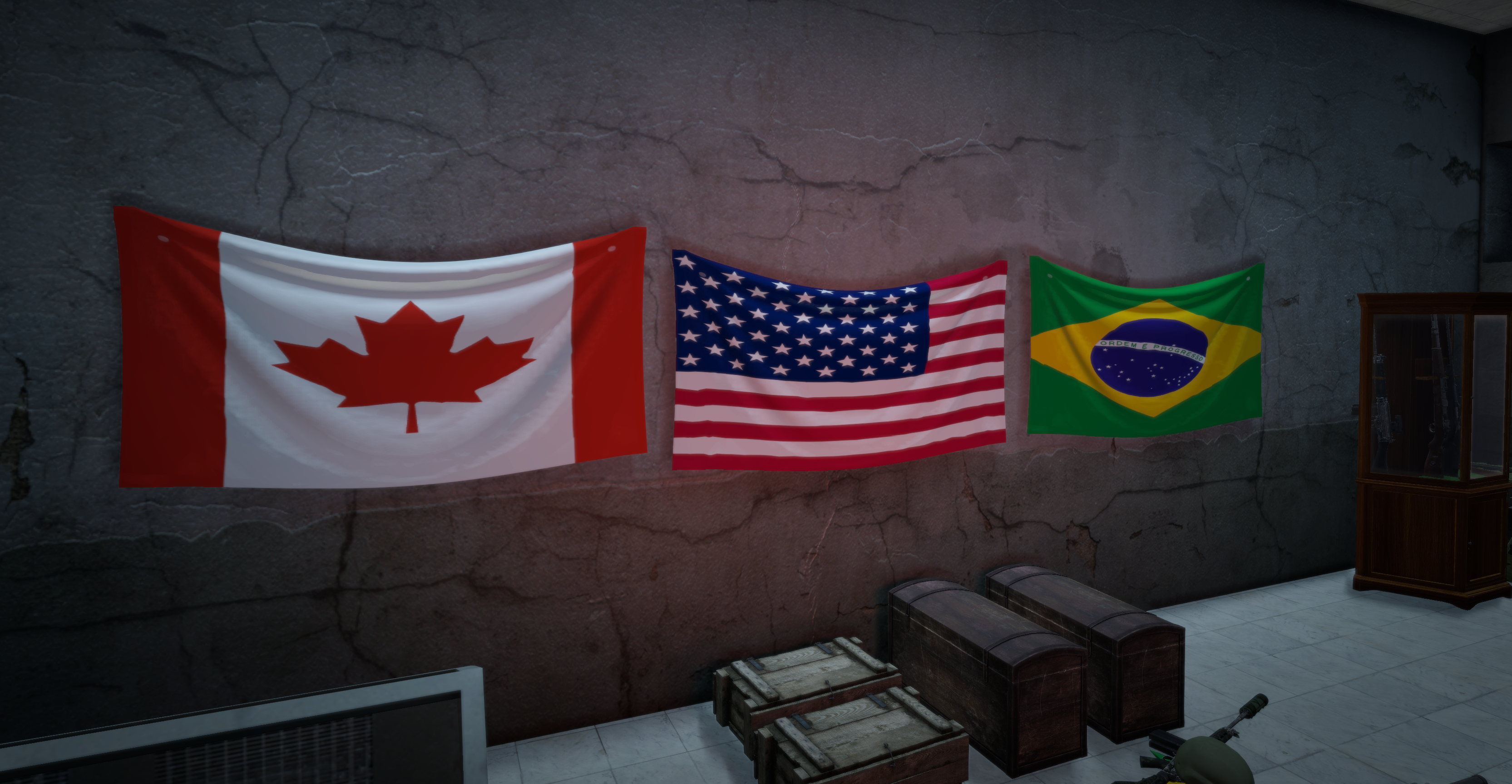 Flag Hanging Screenshot