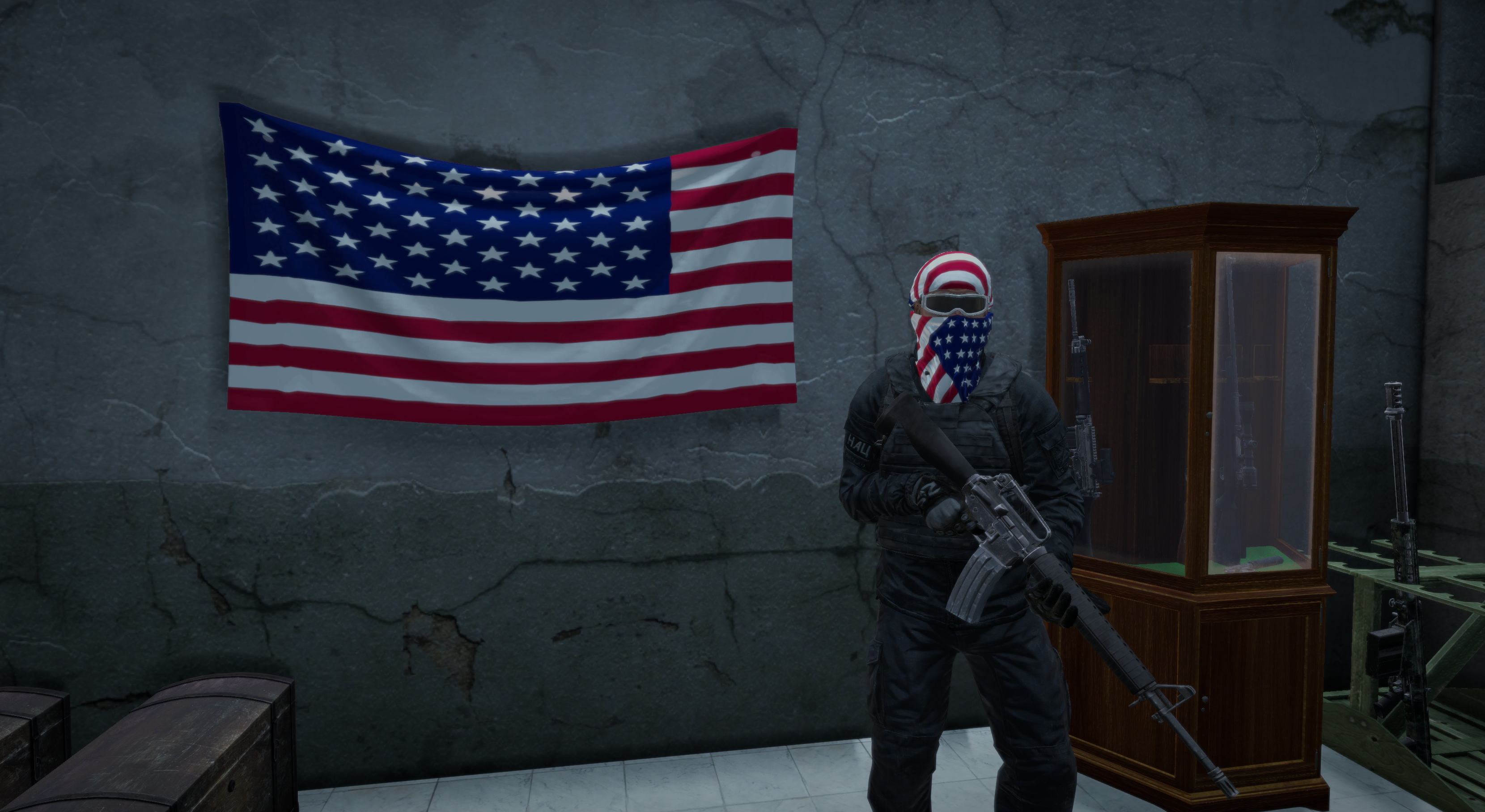 Flag Hanging Screenshot