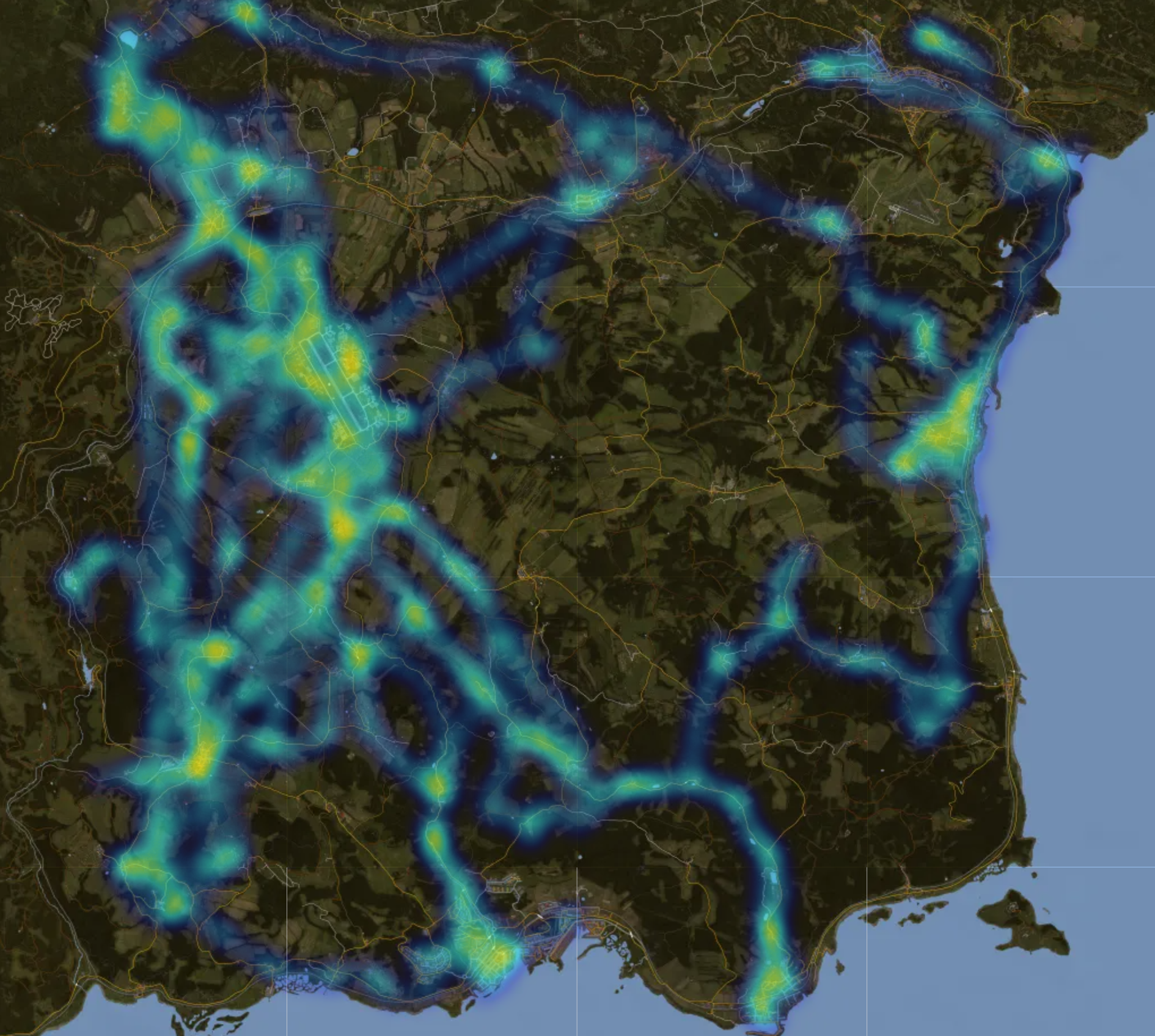Personal Activity Heatmap Screenshot 1