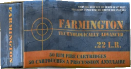 Boxed .22 LR Rounds