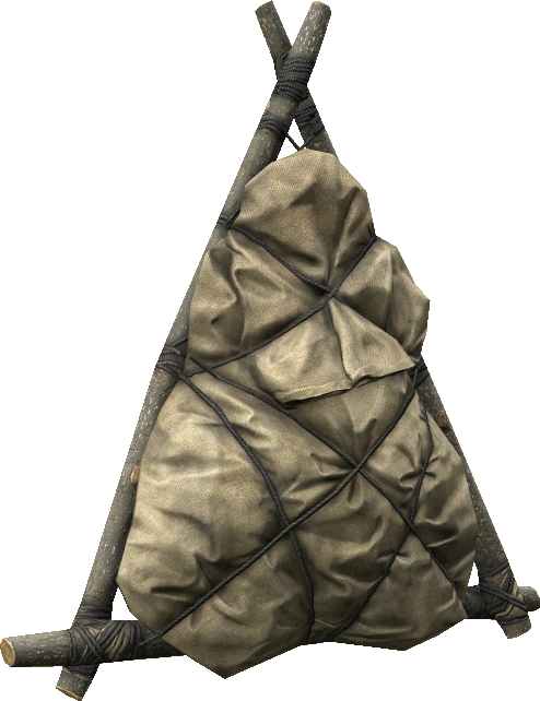 Burlap Backpack