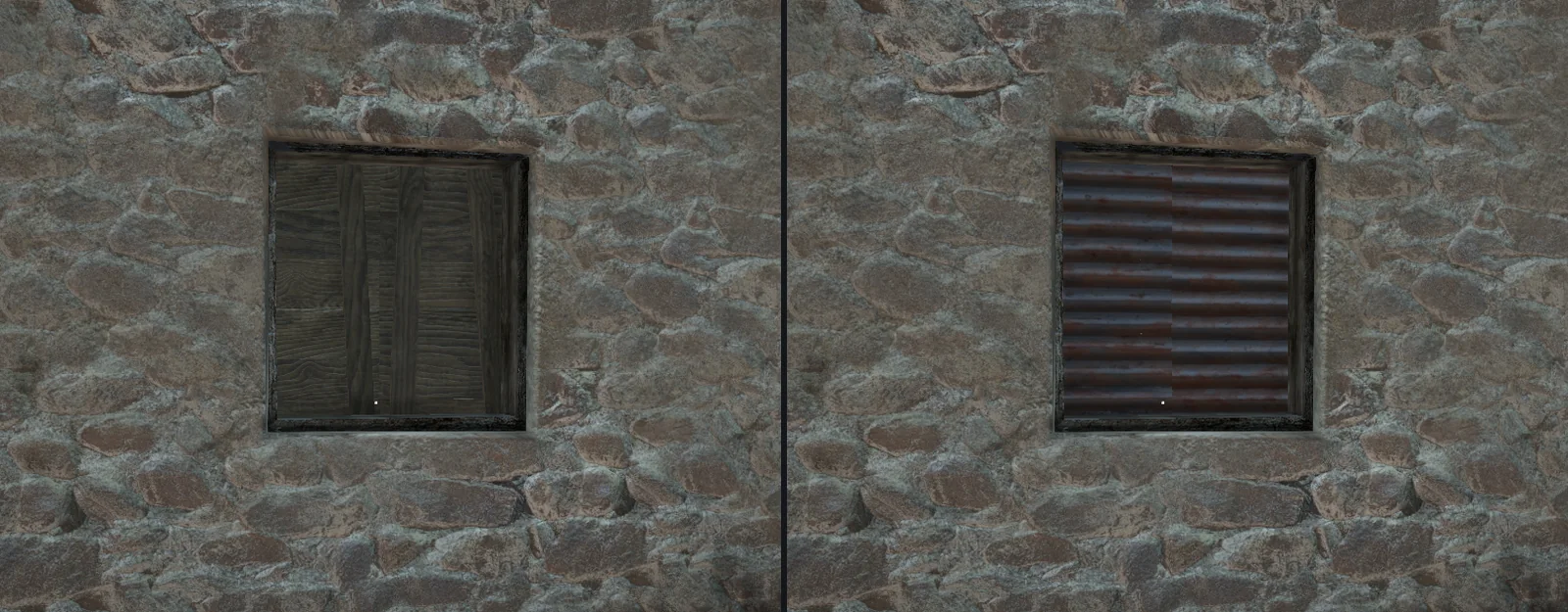 Wooden and metal window